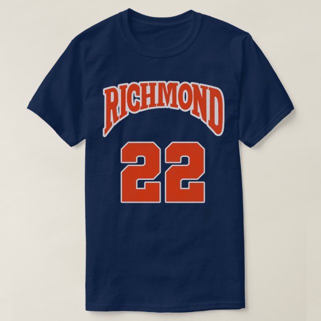 Camiseta Richmond Timo Cruz entrenador ter Basketball Jerse (Diseño del anverso)