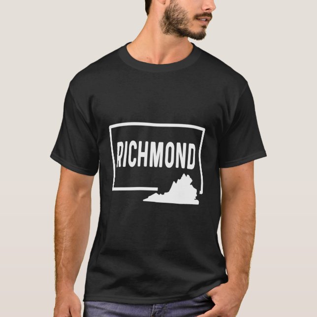 Camiseta Richmond Virginia Va - Trav de vacaciones en casa (Anverso)