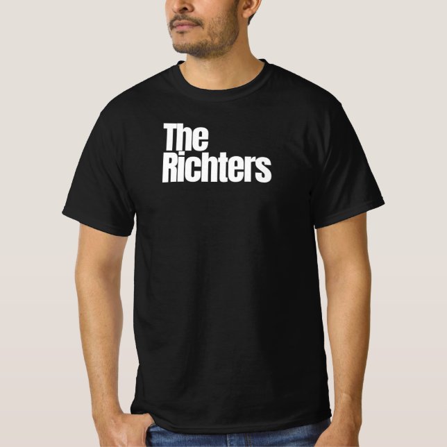 Camiseta Richter clásico (negro) (Anverso)