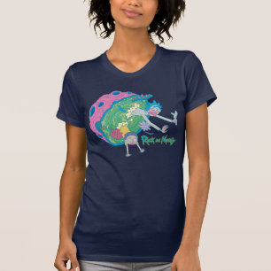 Camiseta RICK AND MORTY™   Abandonar El Portal Infectado
