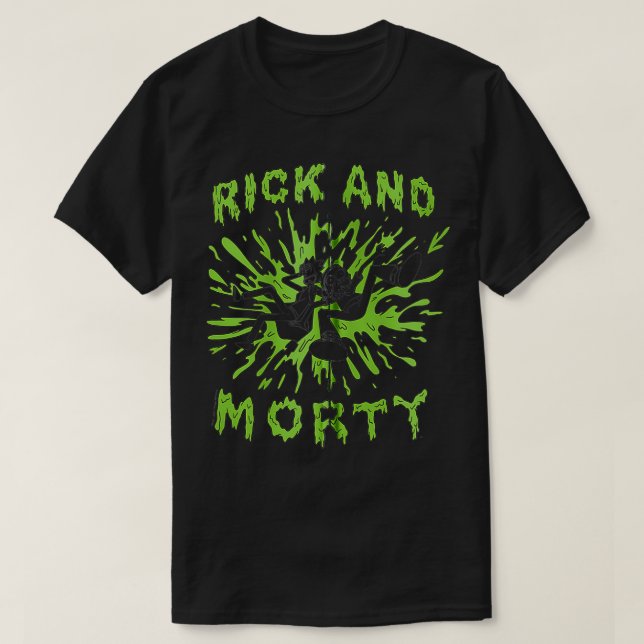 Camiseta Rick and Morty Acid Drop Zip (Diseño del anverso)