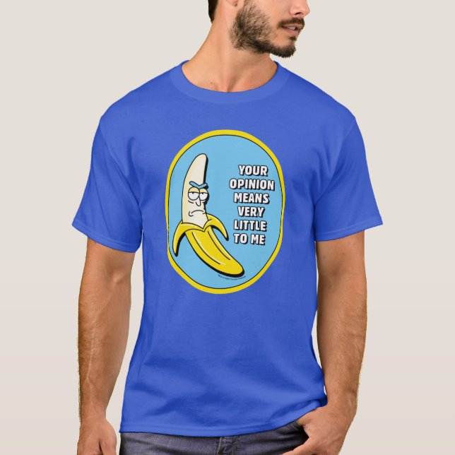 Camiseta RICK AND MORTY™ | Banana Rick Badge (Anverso)