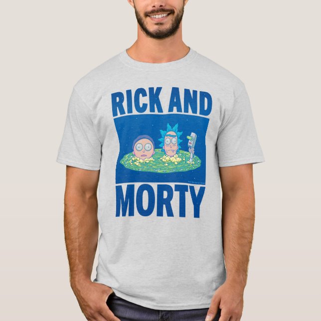 Camiseta RICK AND MORTY™ | Buscar por el portal (Anverso)