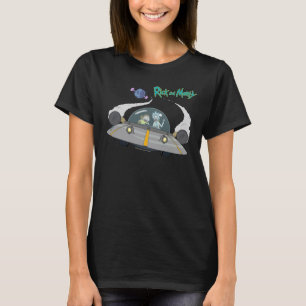 Camiseta RICK AND MORTY™   Despegar En Buques Espaciales