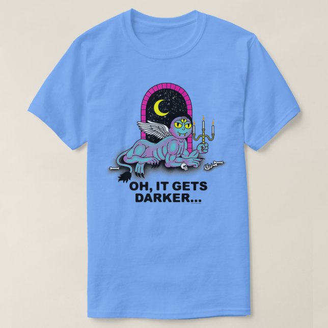 Camiseta Rick and Morty It Gets Darker  (Diseño del anverso)