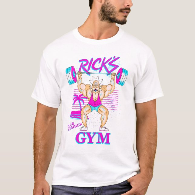 Camiseta RICK AND MORTY™ | Miembro del Club Gimnasio de Ric (Anverso)
