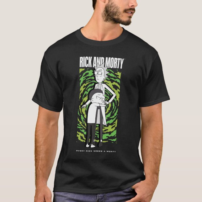 Camiseta RICK AND MORTY™ | Morty Hugging Rick (Anverso)