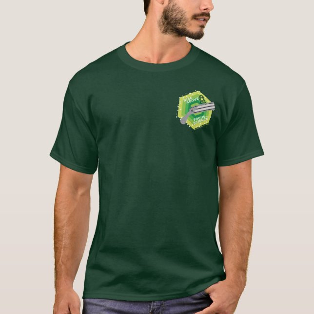 Camiseta RICK AND MORTY™ | Patrón de parches en el espacio  (Anverso)