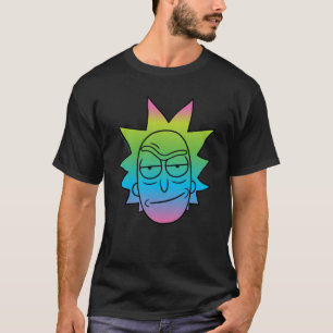 Camiseta RICK AND MORTY™   Patrón Rainbow Rick Head