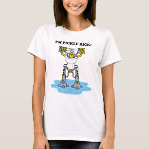 Camiseta RICK AND MORTY™   Pickle Rick Toilet Mech