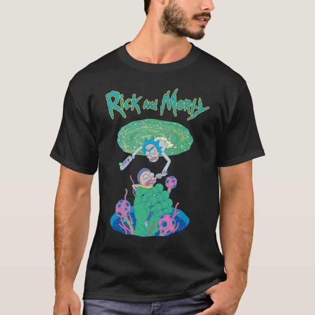 Camiseta RICK AND MORTY™ | Rescate del portal (Anverso)