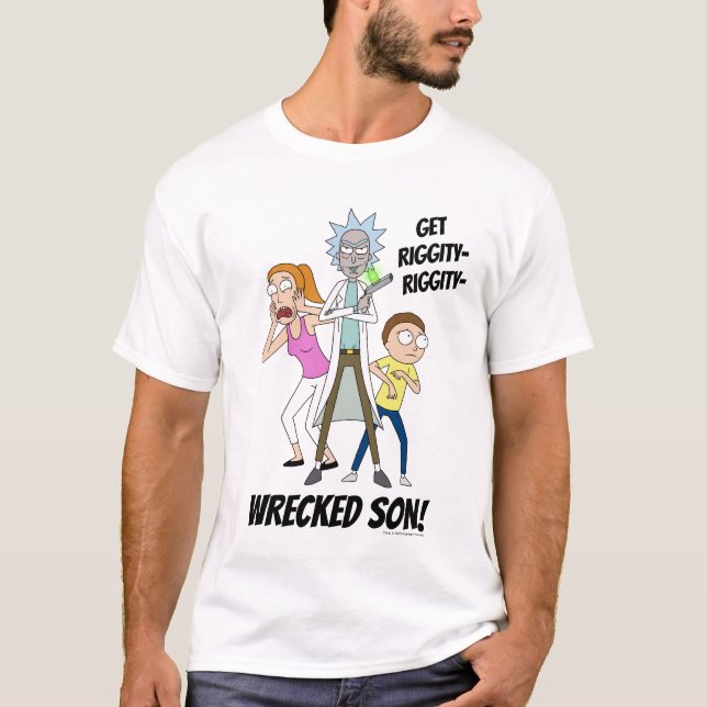 Camiseta RICK AND MORTY™ | Rick, Morty y Summer (Anverso)