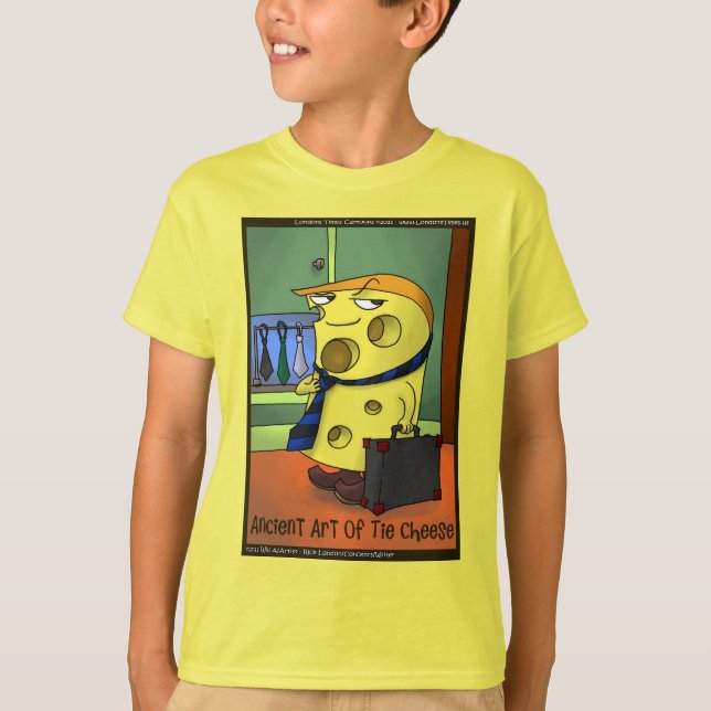 Camiseta Rick London Arte Antiguo De Corbata Queso Cómic (Anverso)