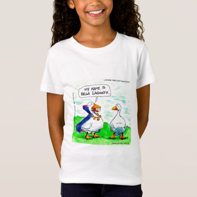 Camiseta Rick London Chica Funny Vampire Goose con campanas (Anverso)