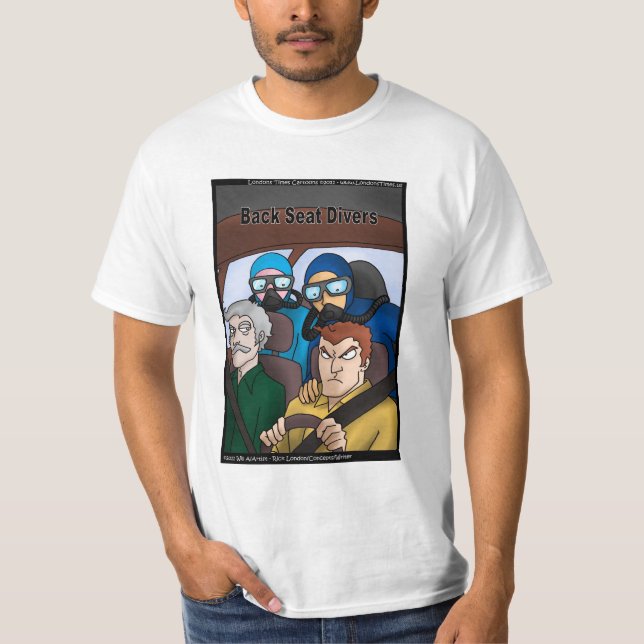 Camiseta Rick London Comicos Buzos de Buceo Comic  (Anverso)