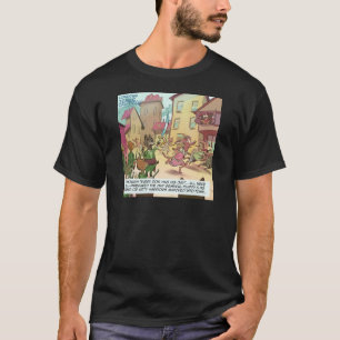 Camiseta Rick London Dibujos Animados de Gatos Divertidos C