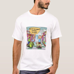 Camiseta Rick London Divertido Alcachofa de Apoyo Emocional