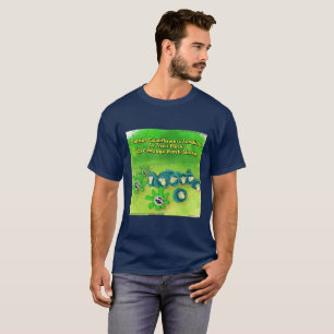 Camiseta Rick London Divertido Border Collie Flor Cómic