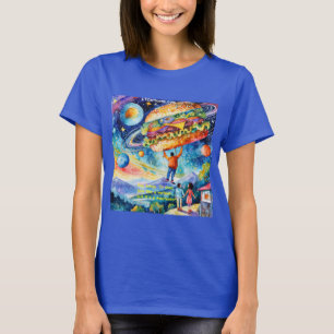 Camiseta Rick London Vegan ve a Meateador en el espacio gra