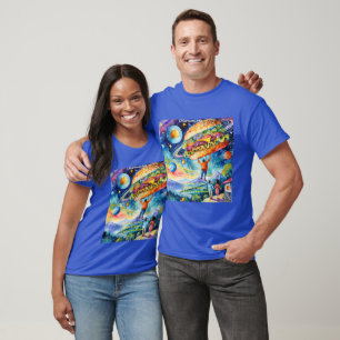 Camiseta Rick London Vegano Ve a Meateator En El Espacio Di