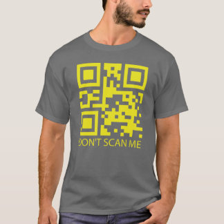 Camiseta rick roll gracioso código de exploración QR no me