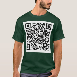 Camiseta Rick Roll QR Code Pillow