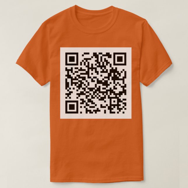 Camiseta Rick Roll QR Código Niños Larga Manga TShirt (Diseño del anverso)