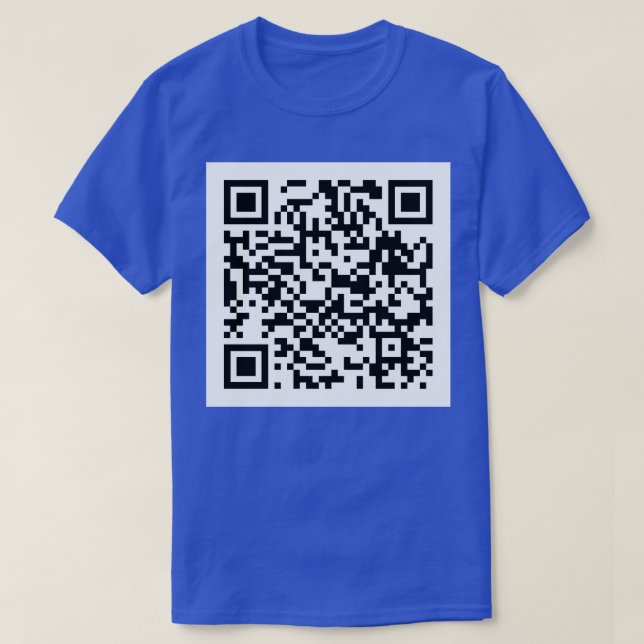 Camiseta Rick Roll QR Código Niños Larga Manga TShirt (Diseño del anverso)