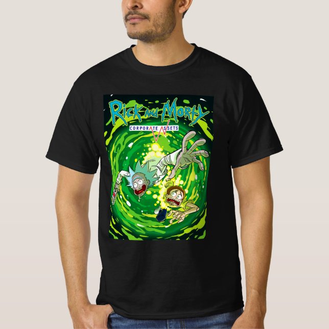 Camiseta Rick y morty divertidos (Anverso)