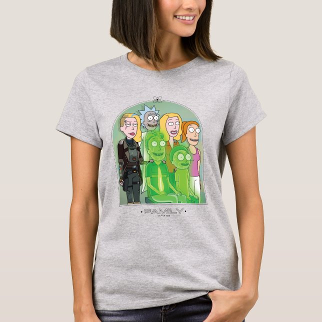 Camiseta Rick y Morty Family Graphic (Anverso)