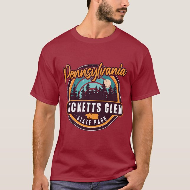 Camiseta Ricketts Glen State Park Pennsylvania (Anverso)