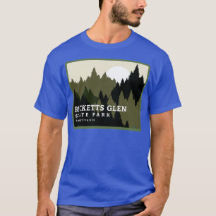Camiseta Ricketts Glen State Park Pennsylvania Forest Sunri