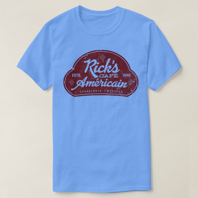 Camiseta Ricks Cafe Americain (Diseño del anverso)