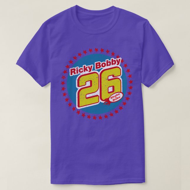Camiseta Ricky Bobby 26 Shake Bake (Diseño del anverso)