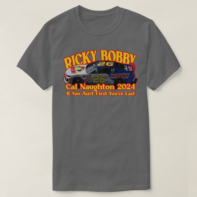 Camiseta Ricky Bobby Cal Naughton 2024 (Diseño del anverso)