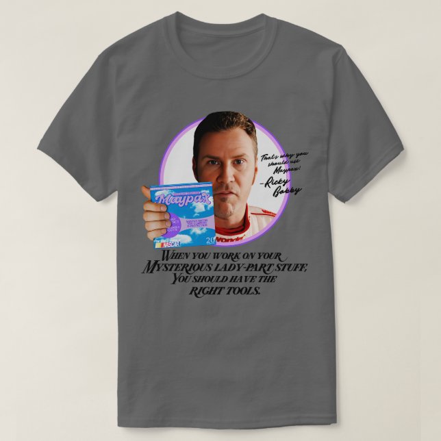 Camiseta Ricky Bobby Maypax (Diseño del anverso)