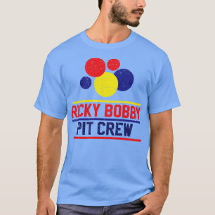 Camiseta Ricky Bobby Pit Crew Textura con problemas graves