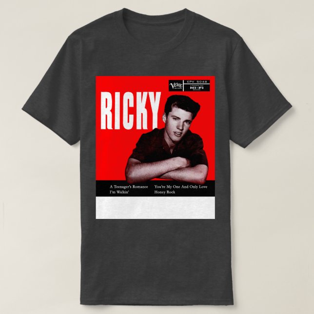 Camiseta Ricky Nelson (Diseño del anverso)