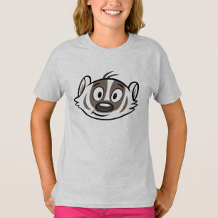 Camiseta Ricky Raccoon   Cara del distintivo del boomer