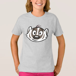 Camiseta Ricky Raccoon Cara del distintivo del boomer