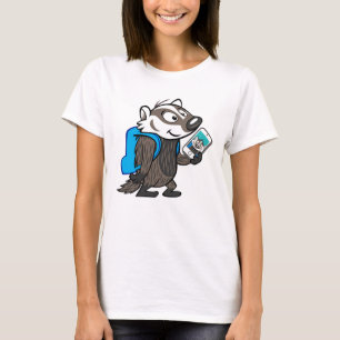 Camiseta Ricky Raccoon   Selfie de Boomer Badger