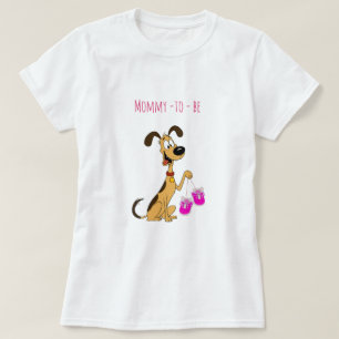 Camiseta Rico el perro Chica Bebé Shower mamá-a-punto-de-se