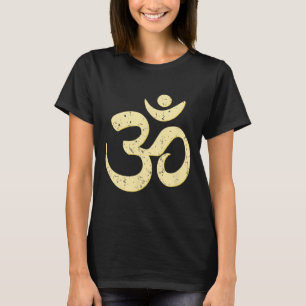 Camiseta Rico Esfera Om Omkar Aum Símbolo Espiritual Yoga M