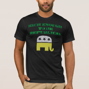 Camiseta Ricos bastante a ser republicanos