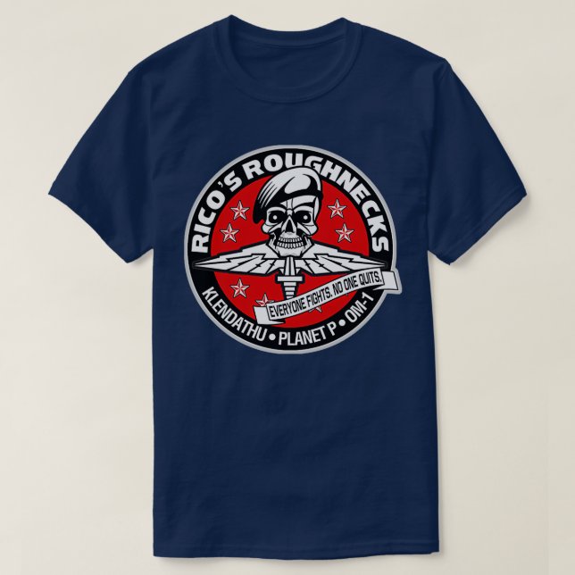 Camiseta Ricos Roughnecks  (Diseño del anverso)
