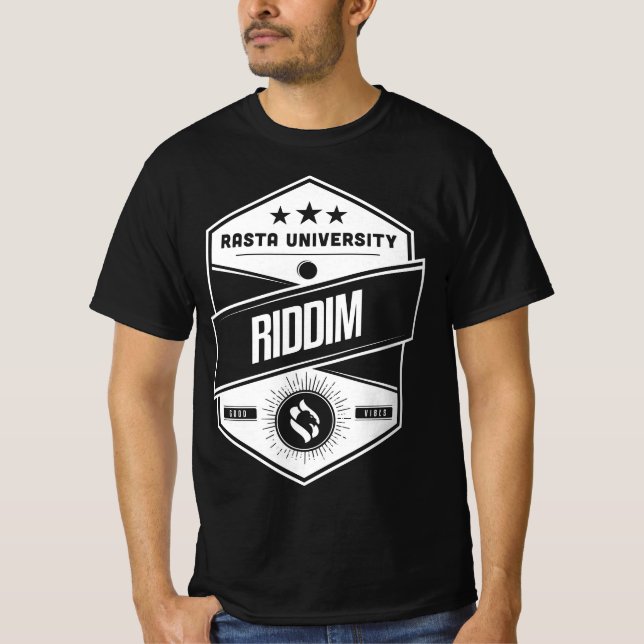 Camiseta Riddim Good Vibes Reggae (Anverso)