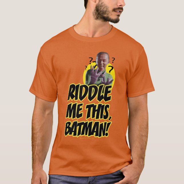 Camiseta Riddle Me This Batman (Anverso)