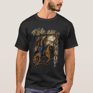 Camiseta Ride Em Cowboy Design