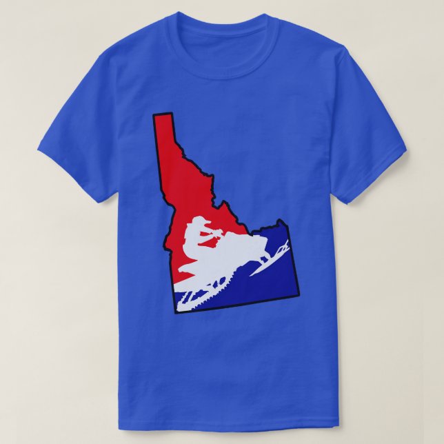 Camiseta Ride Idaho Snowmobile TShirt (Diseño del anverso)