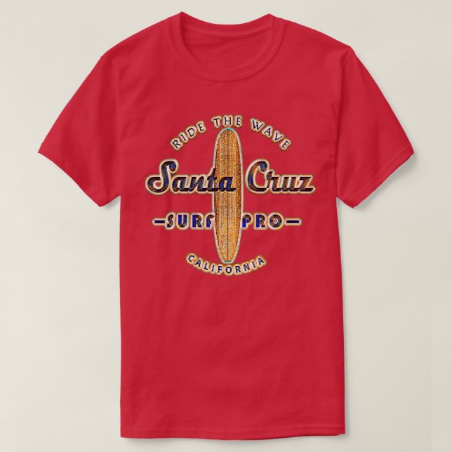Camiseta RIde the Santa Cruz Surf Pro Surfer Tee (Diseño del anverso)